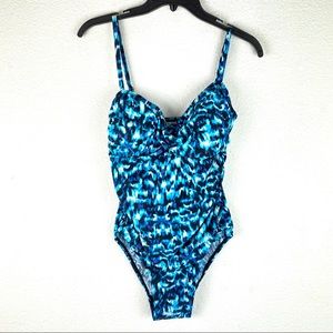 Shore Shapes Swimsuit One Piece Blue sz 10